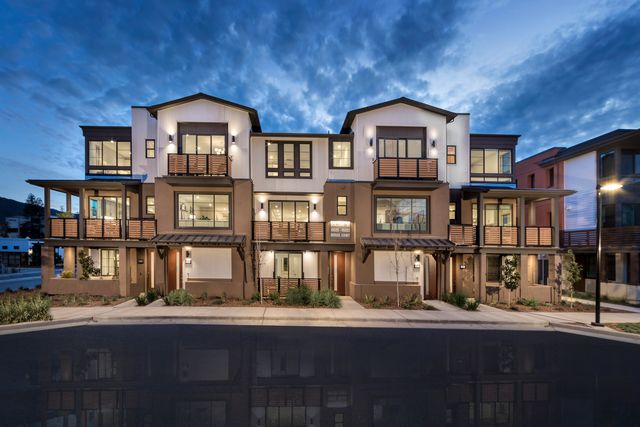 The Towns Plan 2 in Bellaterra @ North 40, Los Gatos, CA 95032