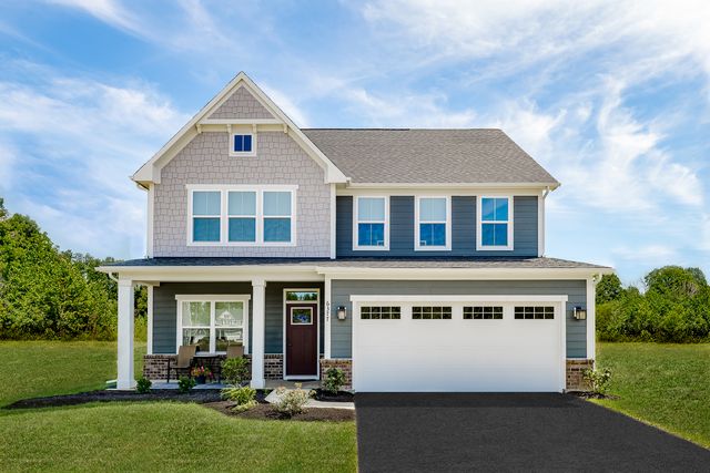 Columbia with Finished Basement Plan in The Ridge at Windgate, Coraopolis, PA 15108