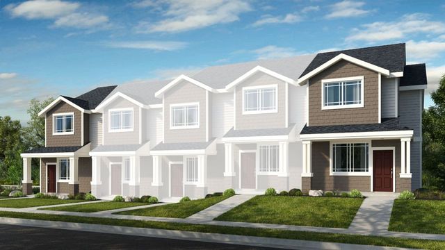Melbourne Plan in Bethany Crossing Townhomes, Portland, OR 97229