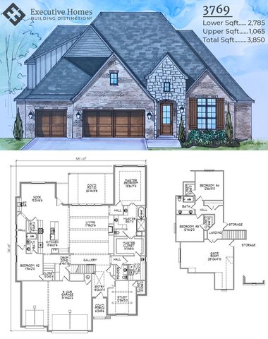3769 Plan in The Estates at The River, Bixby, OK 74008