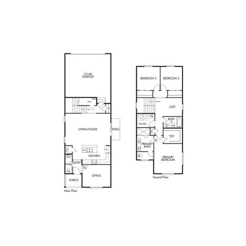 Plan 2 in The Villas at Sterling Ranch, Littleton, CO 80125