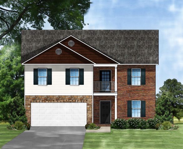 Davenport II E2 - Brick Front Plan in The Grove, Florence, SC 29501
