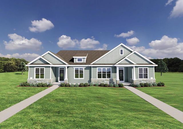The Archer (Twin Home) Plan in Smith's Crossing McCoy Addition, Sun Prairie, WI 53590