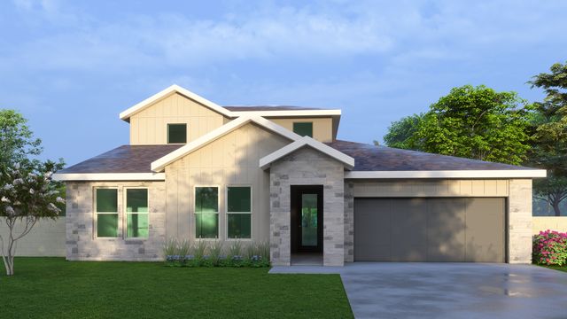 Texas Live Oak Plan in Coves at Winfield, Laredo, TX 78045