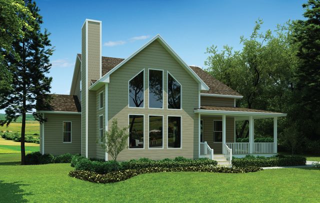 Blue Ridge Modern Farmhouse: Build On Your Land Plan in Chattanooga, TN: Build On Your Land, Chattanooga, TN 37421