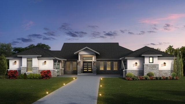 Mid-Century Modern Plan in New Homes At Belle Oaks, Bulverde, TX 78163