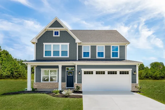 Columbia with Finished Basement Plan in Winding Creek, Centerville, OH 45458