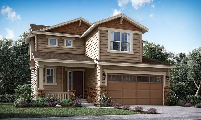 Evans Plan in Reunion Ridge : The Pioneer Collection, Commerce City, CO 80022