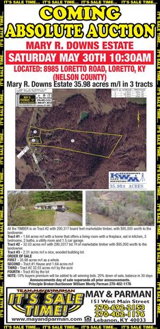 8985 Loretto Rd, Loretto, KY 40037