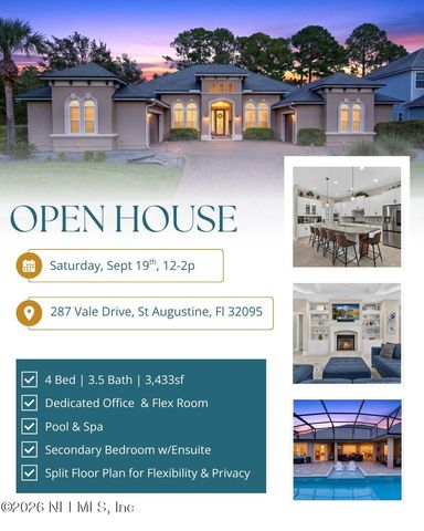 287 VALE Drive, Saint Augustine, FL 32095