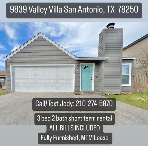 9839 Valley Villa, San Antonio, TX 78250