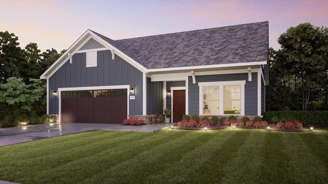 Promenade Plan in The Courtyards of Hyland Meadows, Plain City, OH 43064