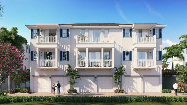 3 Story Townhome Plan in Marina Villas at Cape Harbour, Cape Coral, FL 33914