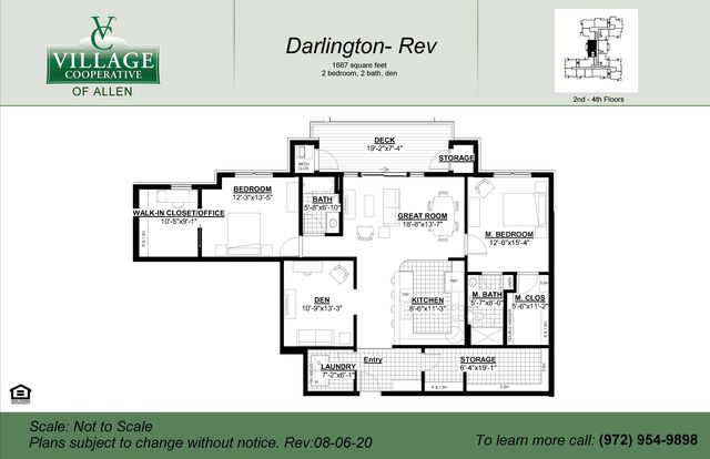 Darlington Plan in Village Cooperative of Allen (Active Adults 62+), Allen, TX 75013