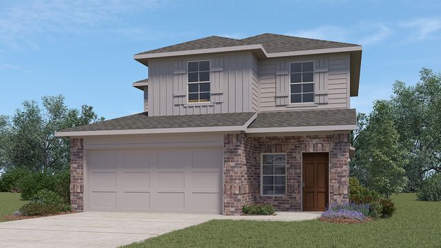 The Hanna Plan in The Links at River Bend, Floresville, TX 78114