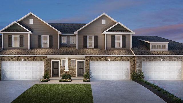 Albany Villa Plan in Towns at Trailside, Whitestown, IN 46075