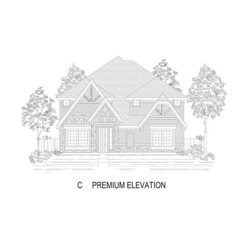Anatole R (w/Media or 6 Bedroom Option) Plan in Trails at Cottonwood Creek, Wylie, TX 75098