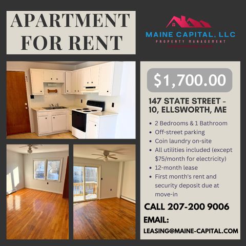 147 State St #10, Ellsworth, ME 04605