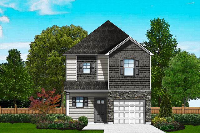 Laurel II D Plan in Brownstone Park, Easley, SC 29642