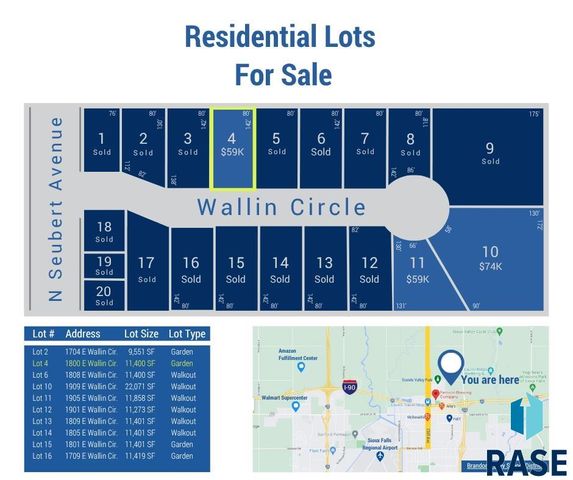 1800 E  Wallin Cir, Sioux Falls, SD 57104