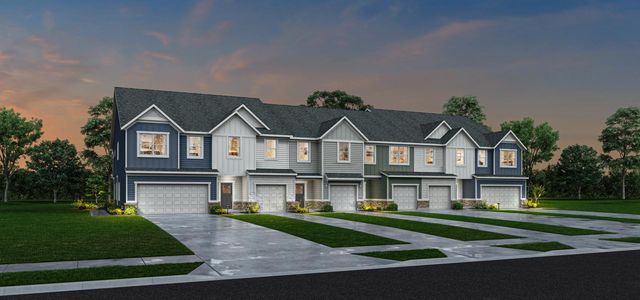 WRIGHTSVILLE Plan in Meadow at Jones Dairy Townhomes, Wake Forest, NC 27587