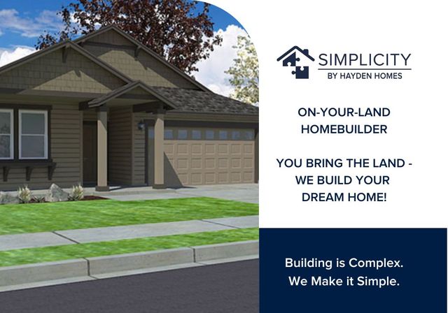 The Orchard - Build on Your Land - Central Oregon Plan in Simplicity Design Center - Build on Your Land, Redmond, OR 97756