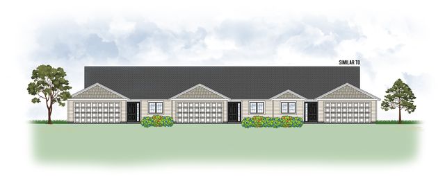 Brentwood Townhome Plan in Creekside Place, Harrisburg, SD 57032