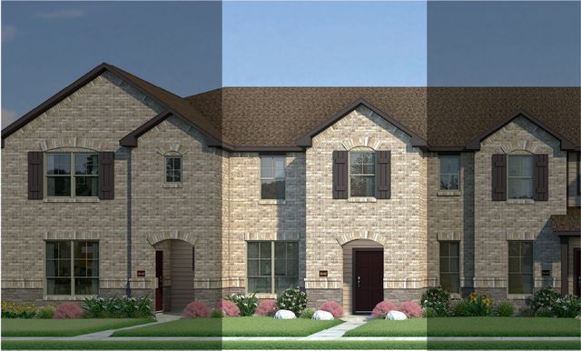 Houston 5A2 Plan in Seven Oaks Townhomes, Tomball, TX 77375
