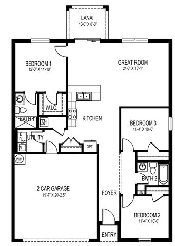 Boardwalk Plan in LaBelle Homes, Labelle, FL 33935