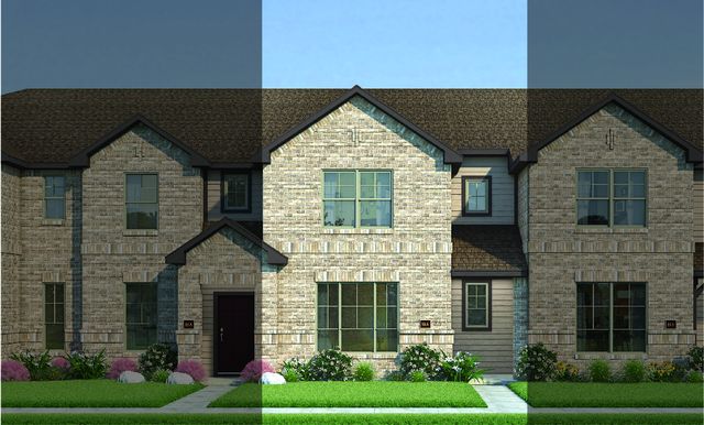 Bowie 5B3 Plan in Seven Oaks Townhomes, Tomball, TX 77375