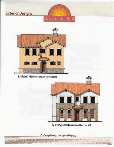Matera II Plan in Arcata Del Sol, Venice, FL 34285