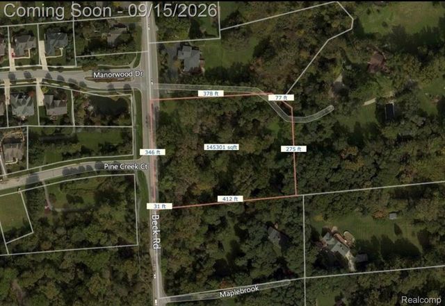 Beck Rd, Northville, MI 48168