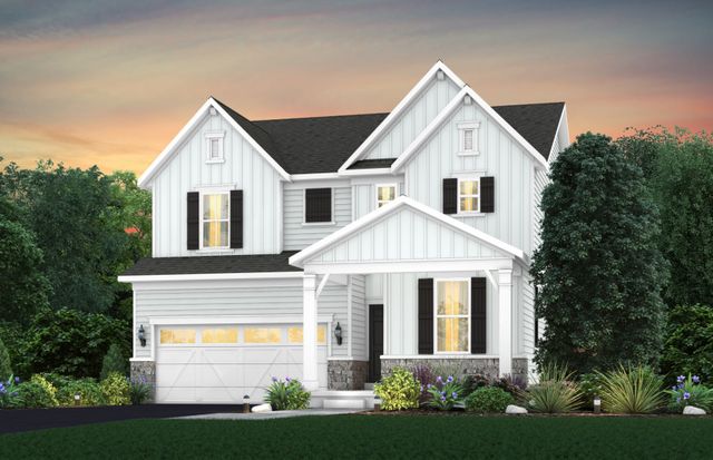 Fifth Avenue with Basement Plan in Jerome Village, Plain City, OH 43064