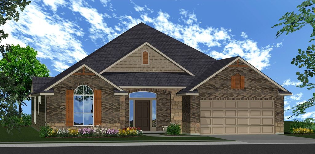 The Corsicana Plan in Cedarbrook Ridge Estates, Harker Heights, TX 76548