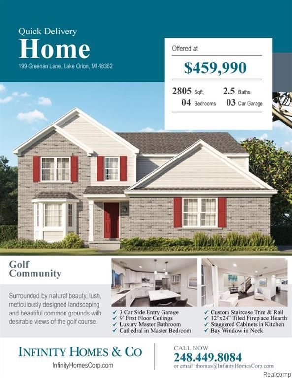 199 Greenan Ln, Lake Orion, MI 48362