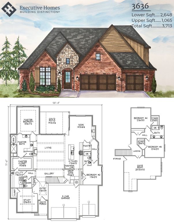 3636 Plan in The Estates at The River, Bixby, OK 74008