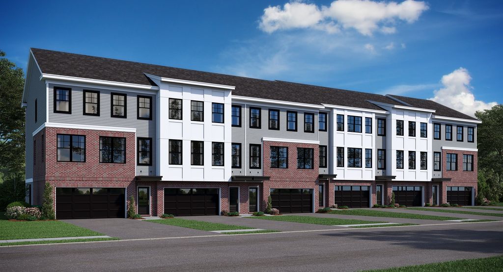 Pershing Plan in Patriots Square by LENNAR : 3-Story Townhomes, Farmingdale, NJ 07727