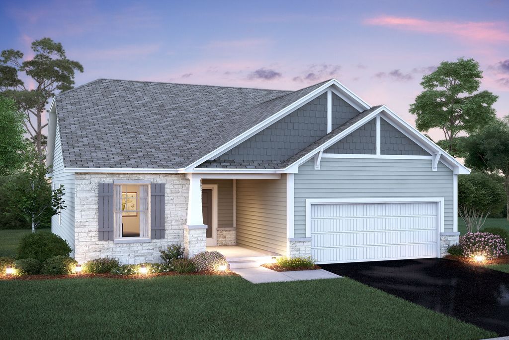 Ashland Plan in Homes at Foxfire, Commercial Pt, OH 43116