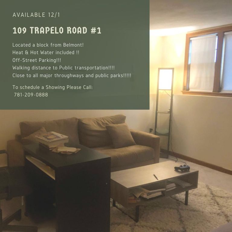 109 Trapelo Rd #1, Waltham, MA 02452