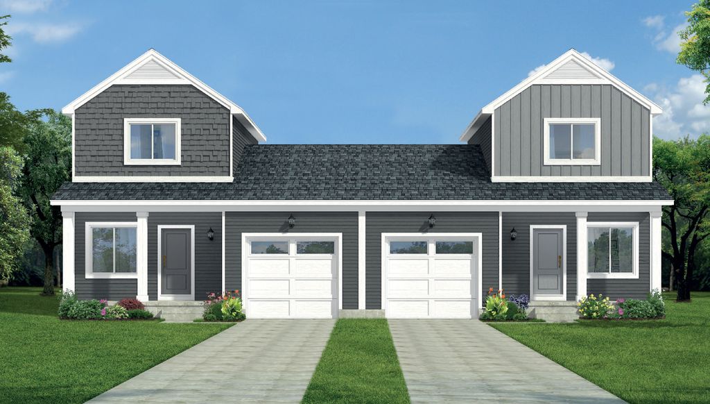 The Iris Paired Townhome Plan in Emerald Hills, Marshall, MI 49068
