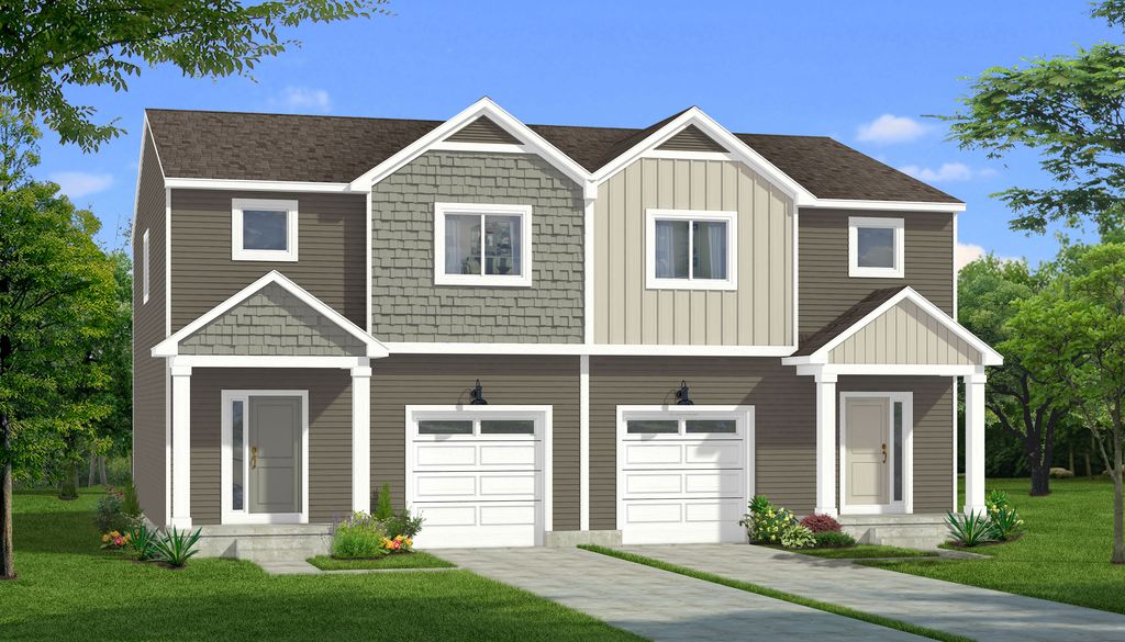 The Redhill Paired Townhome Plan in Emerald Hills, Marshall, MI 49068