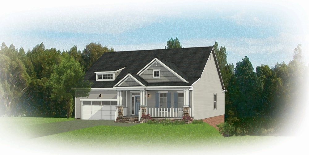 Linden Terrace Plan in The Preserve Single Family Homes, Blacksburg, VA 24060
