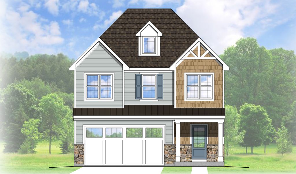 Shire D Plan in The Fields at Willow Brook, Northampton, PA 18067