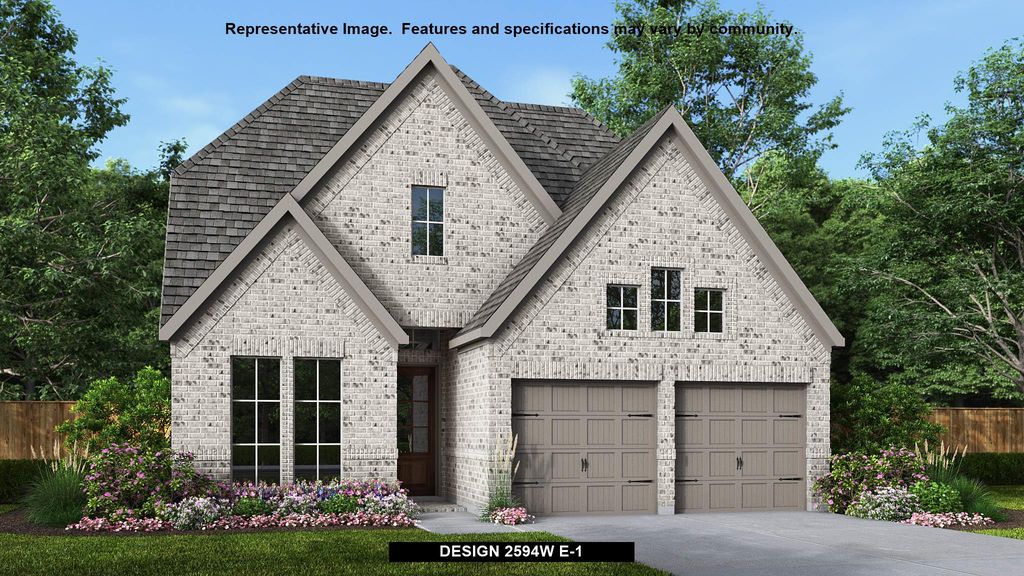 2594W Plan in The Groves 45', Humble, TX 77346