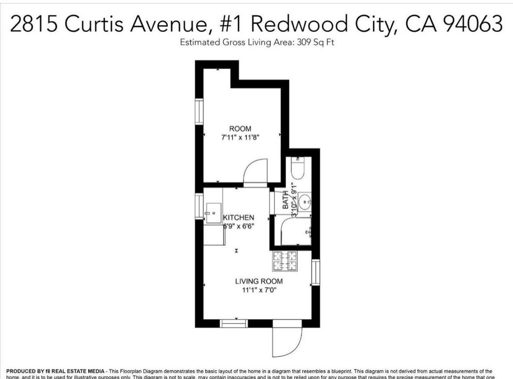 2815 Curtis Ave  #1, Redwood City, CA 94063