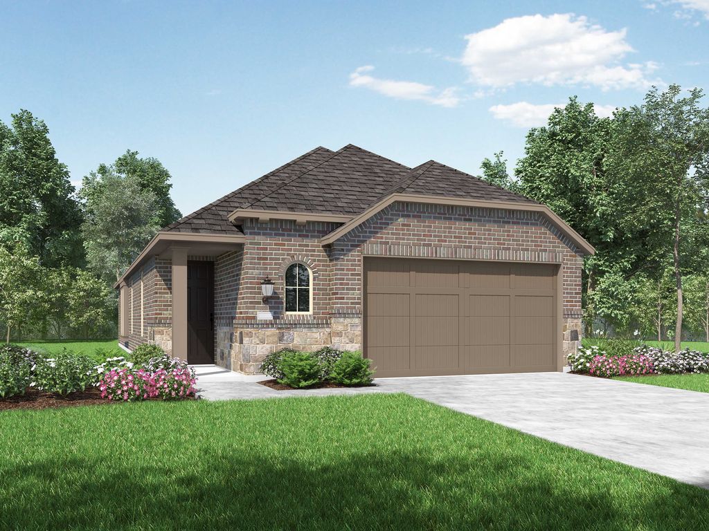 Plan Corby in Gruene Villages: 40ft. lots Phase 1, New Braunfels, TX 78130