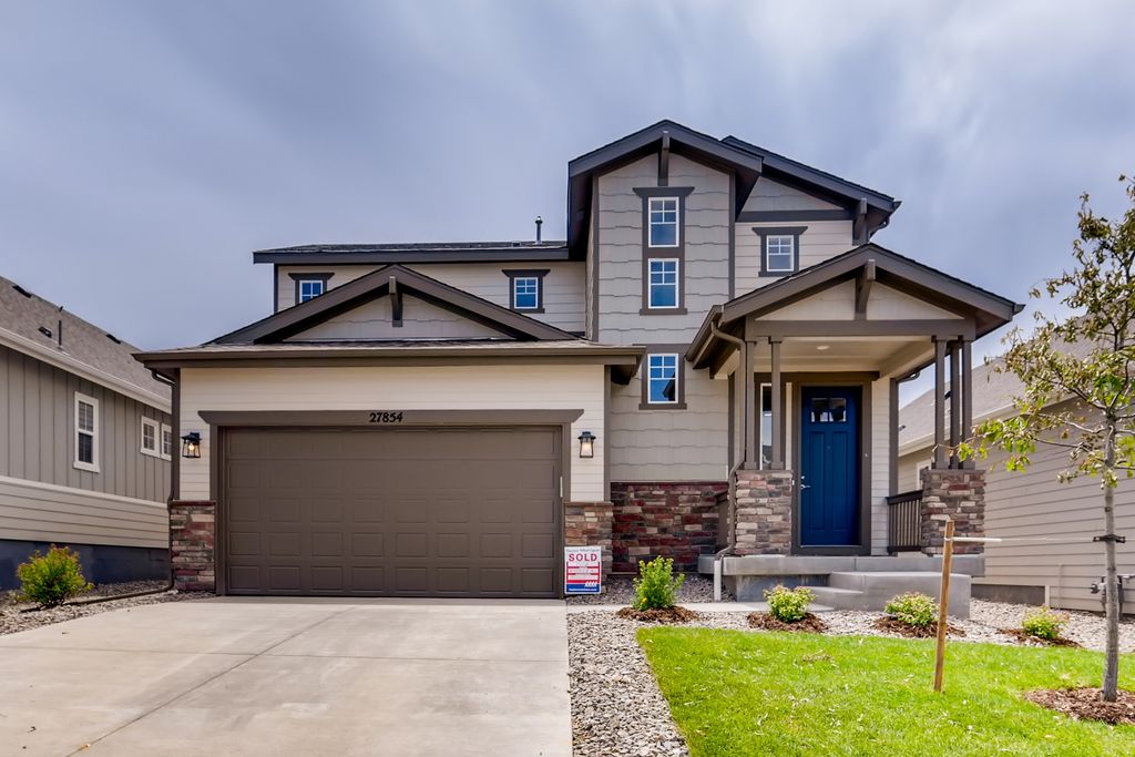 The Frisco Plan in Sky Ranch, Aurora, CO 80018 3 Bed, 3
