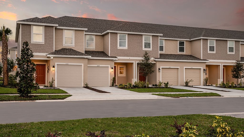 Marigold Plan in Riverfront Townhomes, Edgewater, FL 32141