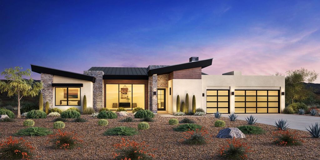 Catteau with Basement Plan in Toll Brothers at Adero Canyon - Adero Collection, Fountain Hills, AZ 85268