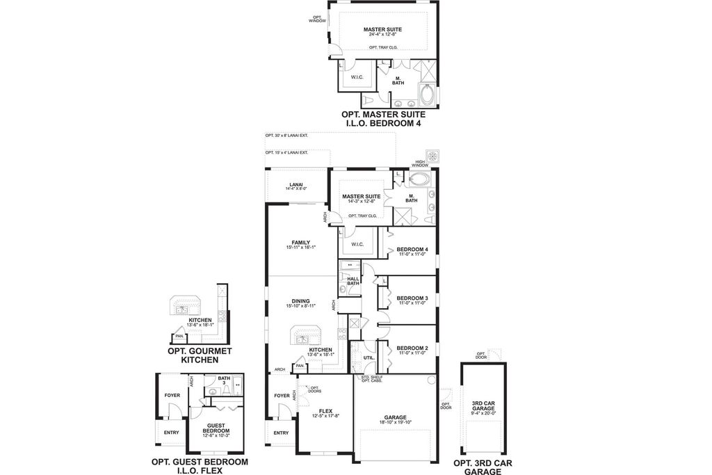 Newport II Plan in Whispering Oaks Preserve, Wesley Chapel, FL 33545